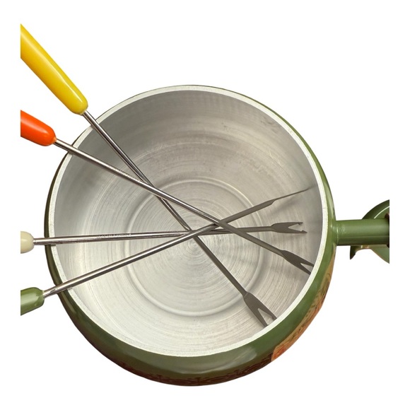 Green Fondue Set - Picture 2 of 3